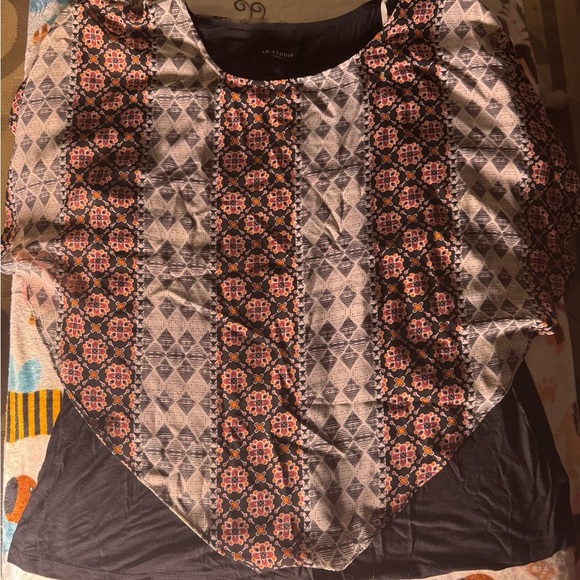 I.N. Studio Tops - I.N. Studio Elegant Black Blouse - Women’s XL